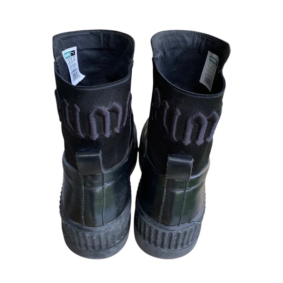 Savage x Fenty Puma Women's Black Boots Size 7.5 - Picture 7 of 9